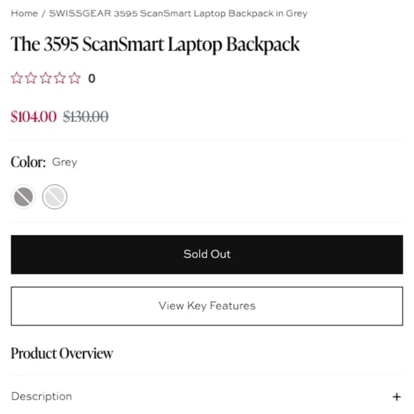 SwissGear 3595 ScanSmart Laptop Backpack - Picture 10 of 16